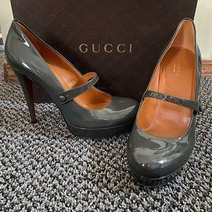 Gucci Mary Jane Patent Leather Heels